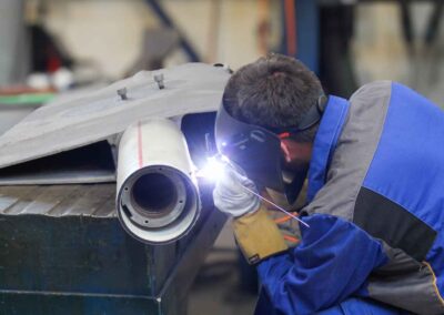 Reparatur Schweissen Leitschaufel
