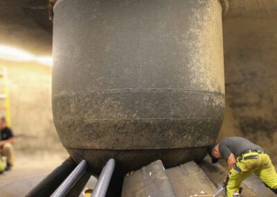 Leitschaufeln ENIWA Wasserkraftwerk