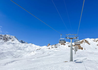 Traumhaftes Wetter auf der Skipiste