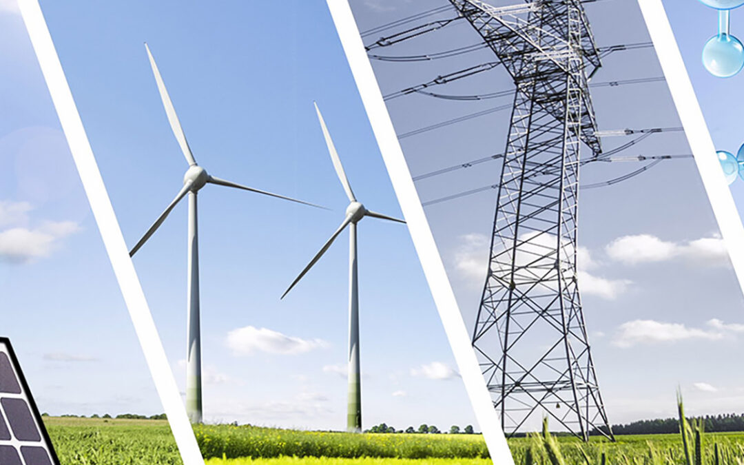 Erneuerbare Energien Energiewende-Collage